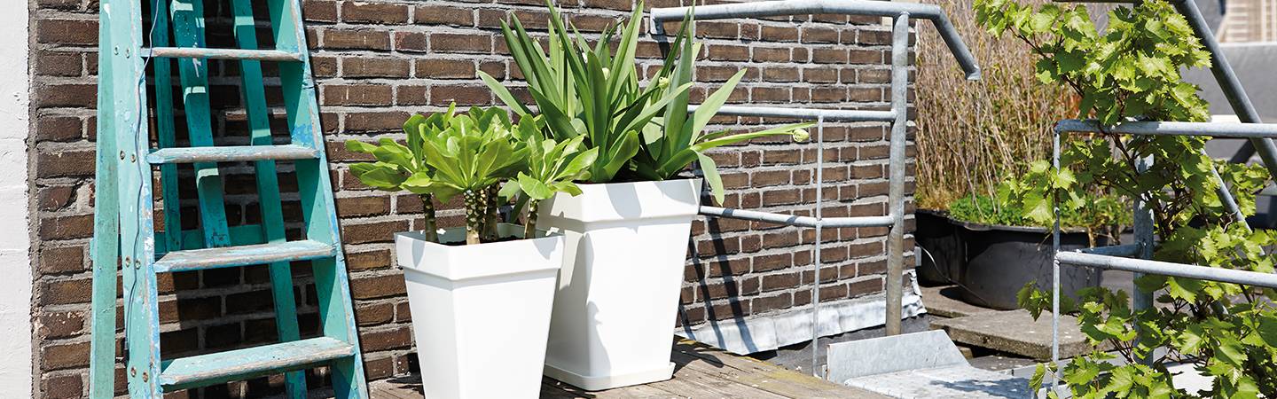 loft urban eckig hoch 37cm anthrazit